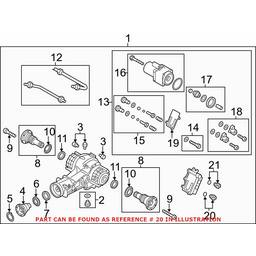 Audi Differential Oil Temperature Sensor 0BF598082A